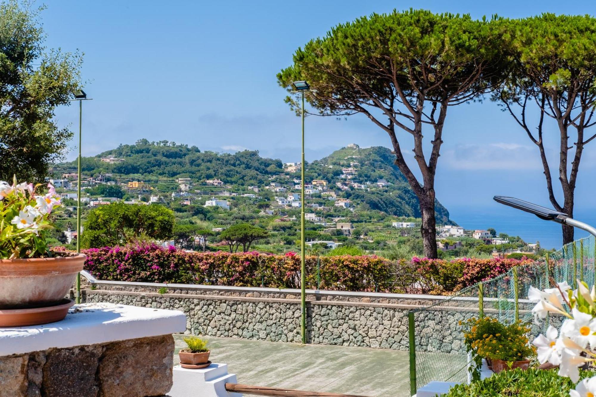 Villetta Con Giardino Esclusivo Di 1000 Mq, Piscina, Tennis, Calcio, Bocce Forio di Ischia Eksteriør bilde
